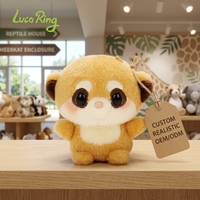 Peluche de Mongoose Realista Personalizado, Fabricación Profesional ODM OEM, Felpa Suave de Algodón PP, Certificación CE CPC, para Exhibición en Zoológicos y Regalos