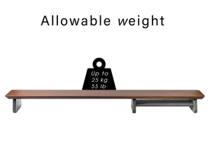 Máy tính Riser gỗ màn hình đứng Màn hình kép đứng deskshelf Bàn kệ màn hình - Product Image 5