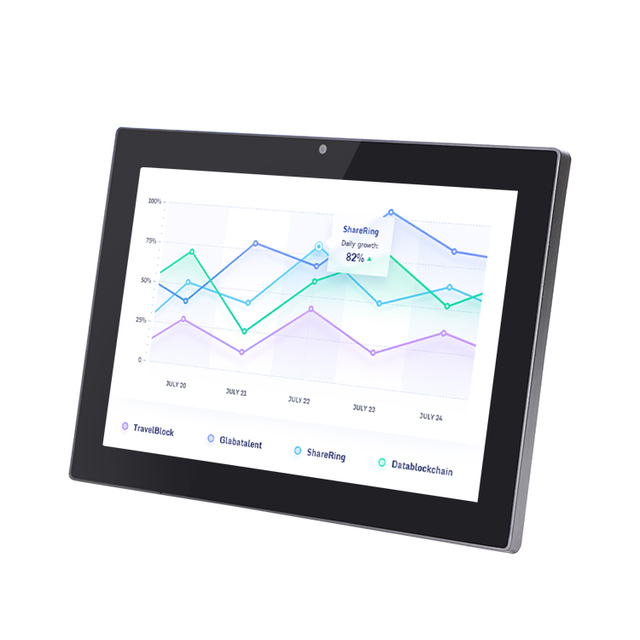 Sunworld RK3576 High-end 2.0M Front Camera Customization Touch Screen Android Linux 10.1" Advertising Player for Supermarkets