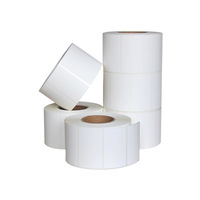Rouleau d'étiquettes transparentes imprimables à jet d'encre Memjet blanc brillant pour imprimantes Epson C7500/C3500
