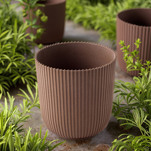 Gamme <span class=keywords><strong>de</strong></span> jardin en composite plastique et <span class=keywords><strong>bois</strong></span> naturel durable Pots <span class=keywords><strong>de</strong></span> fleurs en WPC à usage extérieur et domestique pour la conception <span class=keywords><strong>de</strong></span> pépinière ou <span class=keywords><strong>de</strong></span> sol <span class=keywords><strong>de</strong></span> maison - Product Image 3