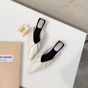 Nuevas Sandalias de Mujer para Primavera/Verano, Casuales, Modernas, Planas, con Estampado Animal, Parte Superior de PU, Suela de Goma, Punta Puntiaguda, Elegantes - Product Image 2