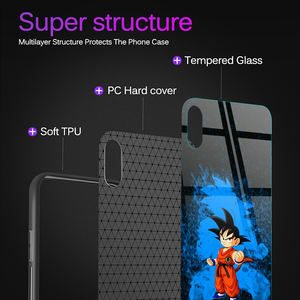 Custodia per telefono in <span class=keywords><strong>vetro</strong></span> temperato lucido per Iphone 15 <span class=keywords><strong>Anime</strong></span> Cover per Samsung Galaxy S23 Ultra Opp Bag 50 pz - Product Image 6