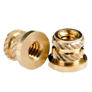 Metric Thread Brass Slotted Industrial Expansion Nuts with Flat Head for Industrial Use - Product Image 1