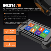 Humzor NP716 Motoranalysegerät OBD2 Universelles Fahrzeug-Diagnosegerät mit Schlüsselprogrammierung & ECU-Funktionen