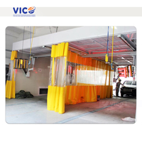 Station de préparation VICO avec machine de réparation de véhicules accidentés certifiée CE, poste de travail de préparation pour la peinture au pistolet pour atelier de réparation automobile