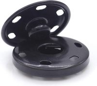 Kancing Tekan & Stud Logam Ramah Lingkungan Warna Hitam Bahan Kuningan untuk Menjahit Pakaian