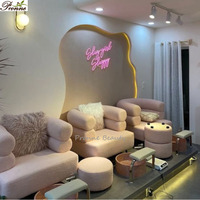 Fauteuil de pédicure à jet magnétique, fauteuil bon marché pour salon de spa, massage des pieds