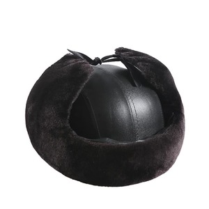 หมวกกันน็อค Lei Feng หนากันหนาวสำหรับผู้ชาย, หมวกกันน๊อคทนทานป้องกันความหนาวเย็นป้องกันการกระแทกสำหรับผู้สูงอายุ - Product Image 1