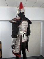 Antike Chinesische Krieger-Rüstung Set Traditionelles Chinesisches Soldaten-Lamellenkostüm Jacken Mäntel LARP Cosplay Halloween