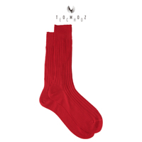Chaussettes de Costume Formelles Rayées Rouges de Luxe pour Hommes, Conception Personnalisée, Texture de Luxe Tricotée avec Précision, Montrez Votre Éclat