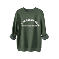 Sweat-shirt pull-over en polyester/coton pour le commerce transfrontalier, compatible avec la personnalisation en gros (DIY), commande minimum d'un exemplaire, design hiver stable