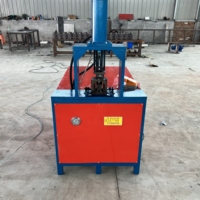 Poinçonneuse hydraulique semi-automatique pour trous de tubes en acier, poinçonneuse de tuyaux carrés