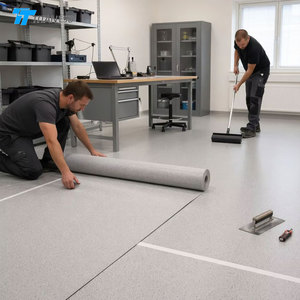 Rollo <span class=keywords><strong>de</strong></span> Suelo ESD <span class=keywords><strong>de</strong></span> Vinilo Homogéneo Titan, Duradero, para Uso Comercial, para Quirófanos, Antiestático, Conductivo, PVC <span class=keywords><strong>de</strong></span> 2.0 mm - Product Image 1