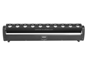 แถบไฟเคลื่อนที่สำหรับทำความสะอาด10X40W RGBW แผงควบคุม DMX LED ลำแสงเคลื่อนที่ไฟ DJ - Product Image 4