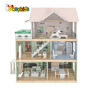 Casa <span class=keywords><strong>de</strong></span> <span class=keywords><strong>Muñecas</strong></span> <span class=keywords><strong>de</strong></span> Madera en Miniatura Personalizada <span class=keywords><strong>de</strong></span> Fábrica para Niñas <span class=keywords><strong>con</strong></span> <span class=keywords><strong>Ascensor</strong></span> W06A470 - Product Image 2