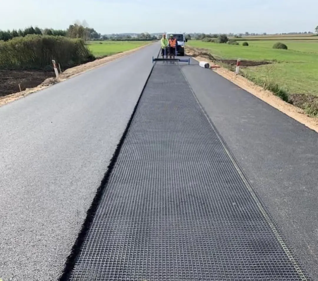 Road advanced pathways Biaxial polyester geogrid soil geo grid ground fabric fiberglass mesh/road Reinforcoment Geogrid