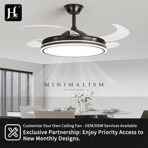Modern LED Ceiling <b>Fan</b> Light Retractable Remote Control <b>Fan</b> Lamp <b>for</b> Home and Restaurant Mute 6 Speeds <b>Fan</b> Chandelier - Product Image 6