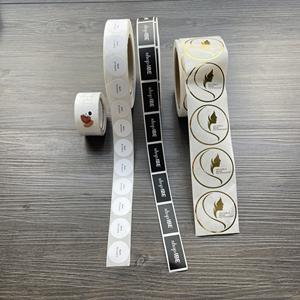 Étiquettes autocollantes transparentes en PVC imperméables personnalisées, logo estampé or, autocollants de scellage et impression publicitaire - Product Image 6