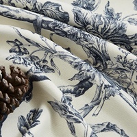 Rideaux occultants vintage à motifs floraux, isolants thermiques, à œillets, style ferme, 100 % polyester, ignifuges pour salon
