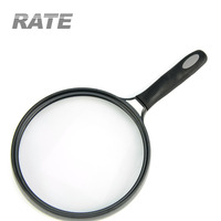 130mm Lens Soft Handle Magnifying Glass MG89080 2.5X Big Size Outdoor Insect Observe Handheld Magnifier