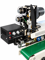 Machine de scellage continu à remplissage d'air Smart Choice, soudeuse thermique pour l'emballage de sachets de snacks (boucles d'oignon) en usine alimentaire