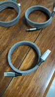 Câble USB Type C vers Type C de haute qualité 60W à charge super rapide pour téléphone portable PD 3A, câble de transfert de données en nylon USB Type C