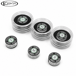 Puntas de Taco de Billar Profesionales Kamui Series de 14mm en Negro Transparente Athlete, Suaves, Medianas y Duras para Clubes de Billar al por Mayor - Product Image 5