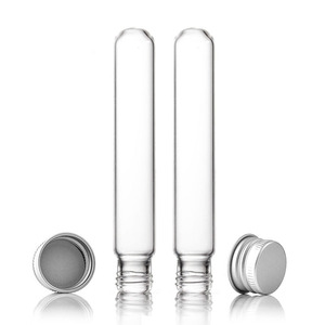 Produzione personalizzata di vetro con fondo rotondo a vite <span class=keywords><strong>per</strong></span> tubo 16*160mm modello 16*160mm con tappo in alluminio buona sigillatura Made China - Product Image 5