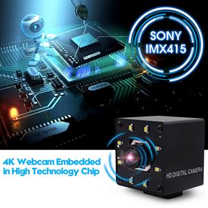 3840*2160 4K Caméra USB CMOS IMX415 Vidéo CCTV de Vision Nocturne USB2.0 <span class=keywords><strong>Caméscope</strong></span> Caméra Avec LED Blanches - Product Image 3