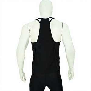 Blaze Fight Wear Men's Breathable Solid Color Polyester/Cotton Blend Smart Casual Sleeveless Tank Top for Gym Summer - Product Image 1