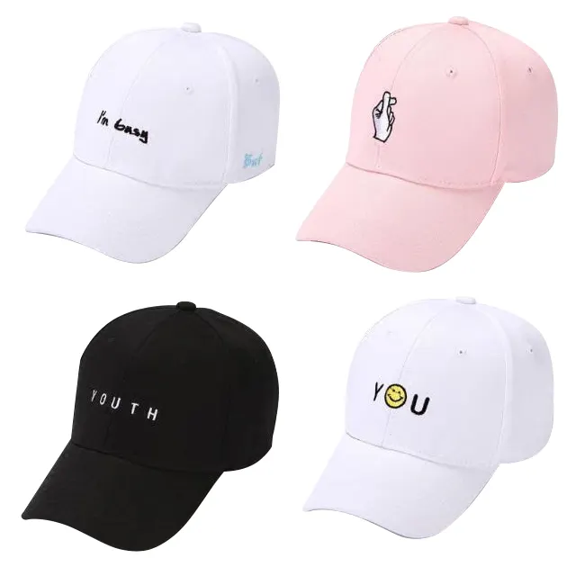 Toptan Gorras moda boş pamuk özel Logo Vintage spor beyzbol baba kapaklar