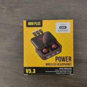 Audífonos Intrauditivos Inalámbricos <span class=keywords><strong>M88</strong></span> Plus TWS 2026, Resistentes al Agua, Sonido Estéreo HIFI, Cancelación de Ruido, Micrófono, Pantalla Digital, Indicador de Batería - Product Image 3