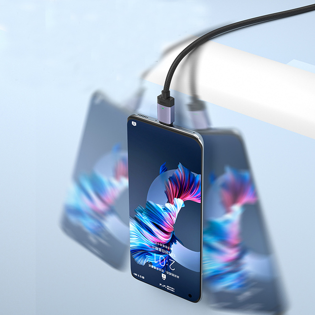 Magnetic USB-C to USB-C Cable 100W High-Speed Charging & Data Transfer with Exchengeable Connector