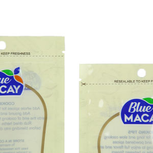 Jendela Bening 100G 250G Kantong Kemasan Bumbu Bumbu Kertas Cetak Kustom Kantong Berdiri Tas Kemasan Makanan untuk Bumbu - Product Image 5