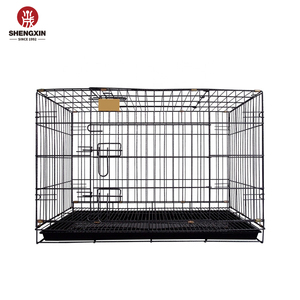 <span class=keywords><strong>Jaula</strong></span> plegable de Metal para perros, <span class=keywords><strong>jaula</strong></span> <span class=keywords><strong>barata</strong></span> para mascotas de varios tamaños, venta al por mayor - Product Image 1