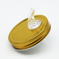 Bouchon de bec verseur pour bocal Mason régulier ouverture large 70mm 86mm couvercle à torsion en plastique pour les fermetures de bouteilles de whisky vin liqueur huile