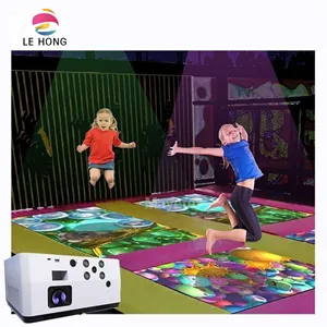 Customized 3D Interactive Projector For Education And Advertising Kid's Floor Interactive Game Projector