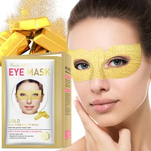 Wholesales OEM OBM ODM Gold Foil Eye Mask Anti Ageing Collagen Eyes Mask Anti Wrinkle Remove Dark Circles Brightening Eye Patch