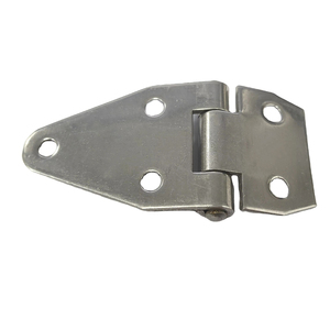 Bisagra de acero inoxidable para puerta, bisagra plana para semirremolque, bisagra para plataforma abatible, 5 orificios - Product Image 2