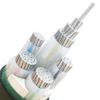 Câble industriel basse tension monoconducteur MV YJV/YJV/YJV22/YJV32/YJV62/YJV72 avec conducteur en aluminium et isolation XLPE 3x185+2x95