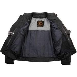 2025 veste de motard de course en cuir noir mat pour hommes avec armure CE modèle LKM17014 - Product Image 6