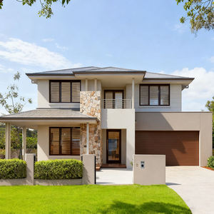 Modernas Villas de Dos Pisos de Acero Ligero para Zonas Rurales, Casas Autoconstruidas con Vista <span class=keywords><strong>al</strong></span> <span class=keywords><strong>Mar</strong></span> y Planos de Diseño Integrados - Product Image 1
