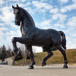 Estatua de caballo Leonardo <span class=keywords><strong>Da</strong></span> <span class=keywords><strong>Vinci</strong></span>, escultura de bronce, animal - Product Image 6