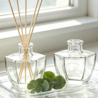 Bouteille en verre vide de 100 ml pour diffuseur de parfum à bâtonnets, personnalisable et en gros, avec impression sérigraphiée