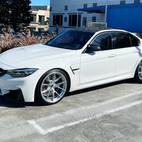 Rines de Aleación Forjados Personalizados de 17-24 Pulgadas, Acabado Transparente, 5x120 para BMW F30, Alfa Romeo, Tesla