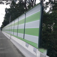 Panneaux de barrière acoustique en aluminium insonorisés au design moderne, prix usine, pour murs de clôture et routes, avec poteaux en H, certifiés ISO9001