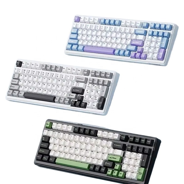 Aula F99 Full Size Mechanical Keyboard Gasket PBT Hot-Swappable Three-Mode 2.4G Wireless Gaming Custom RGB Backlit USB-C 8000mAh