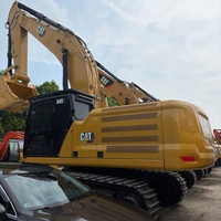 Excavatrice sur chenilles d'occasion Caterpillar CAT345 d'origine, de haute qualité et à prix abordable, à vendre