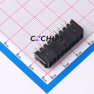 ZX-MX3.0-2-9PZZ Wire-to-Board Pin Header Through hole Component (THT),P=3mm Connector 2x9P 3mm Through Hole Micro-Fit (MX 3.0) - Product Image 1